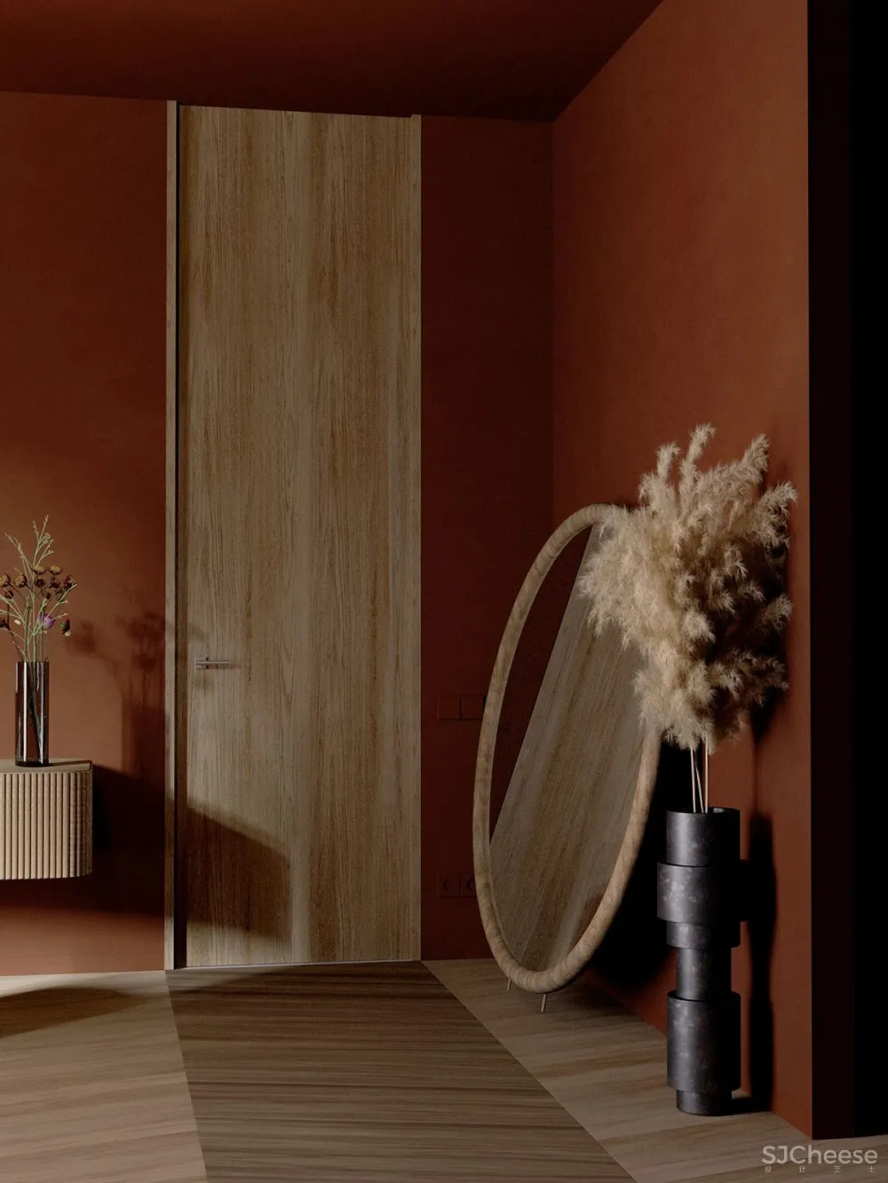 76㎡绿色朴质,细节处显精致!