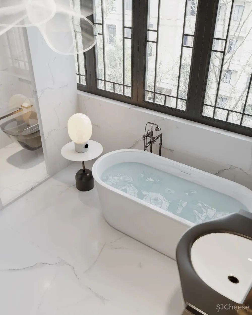 茧界设计.冷晨辉 「桃花源」550平私宅:解构 寂静美学