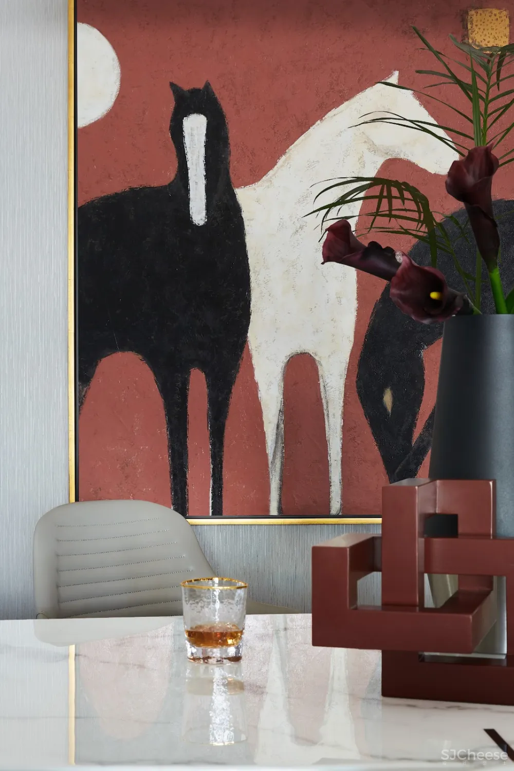 GNU新作 | 西宁万科-时代都会C户型 :意式简奢,简而不失其华(II)