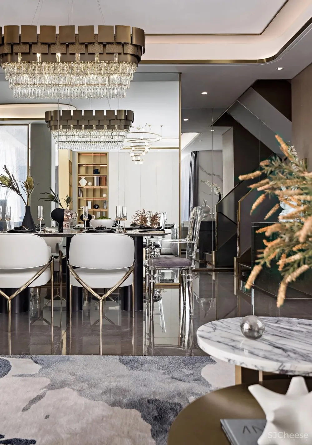 巧妙利用柜子,原来还能让室内空间这么通透连贯