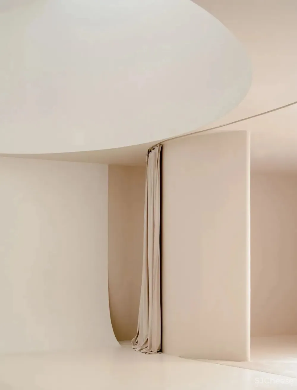 流线的自然永恒 婚纱高定艺术空间 尔我空间设计