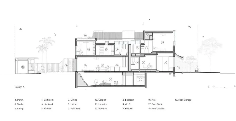 285㎡ 趣味住宅,攀岩、网床、滑梯一个都不少