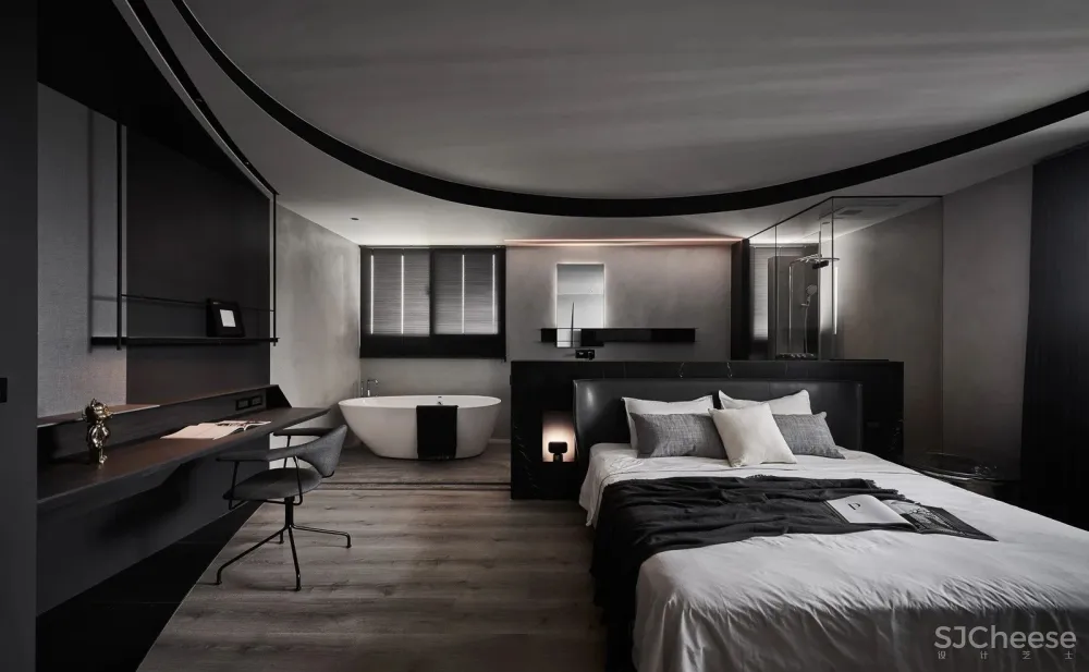 105㎡冷酷黑私宅,年轻人大胆追求前卫之家! 新澄设计