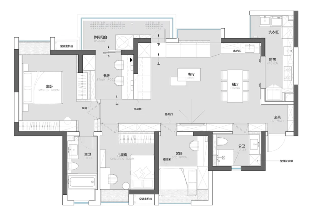 132㎡简洁设计，9猫、2狗、2人，这样的家太爱了！