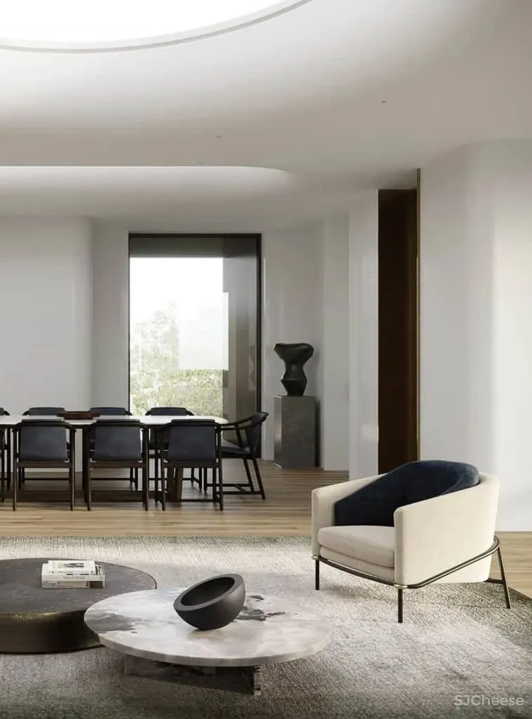 他做的公寓楼看起来像别墅,10套大平层户型还不一样,干净有格调的简约风太美了!