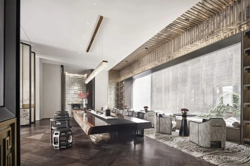 布鲁盟设计丨常州新城璞樾春秋售楼处 :典雅东方,借古开今