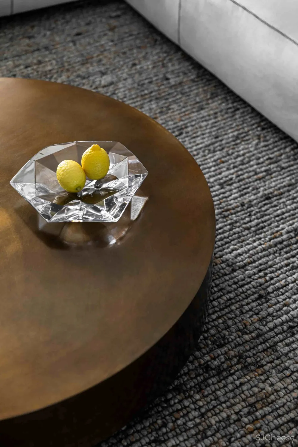 大理石 原木，80后业主的现代风四居室 花漾美作