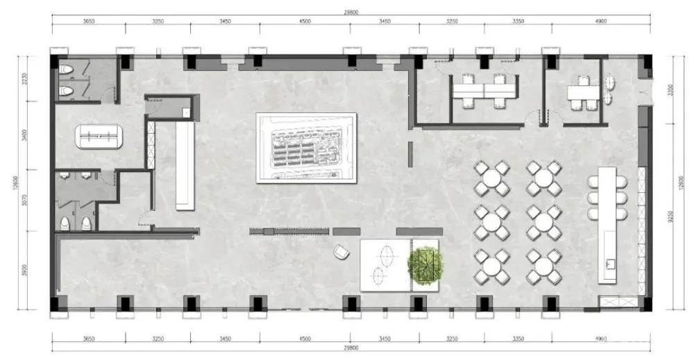 EH DESIGN 空间 月华流照萧然城 —— 金地·滨与城营销中心