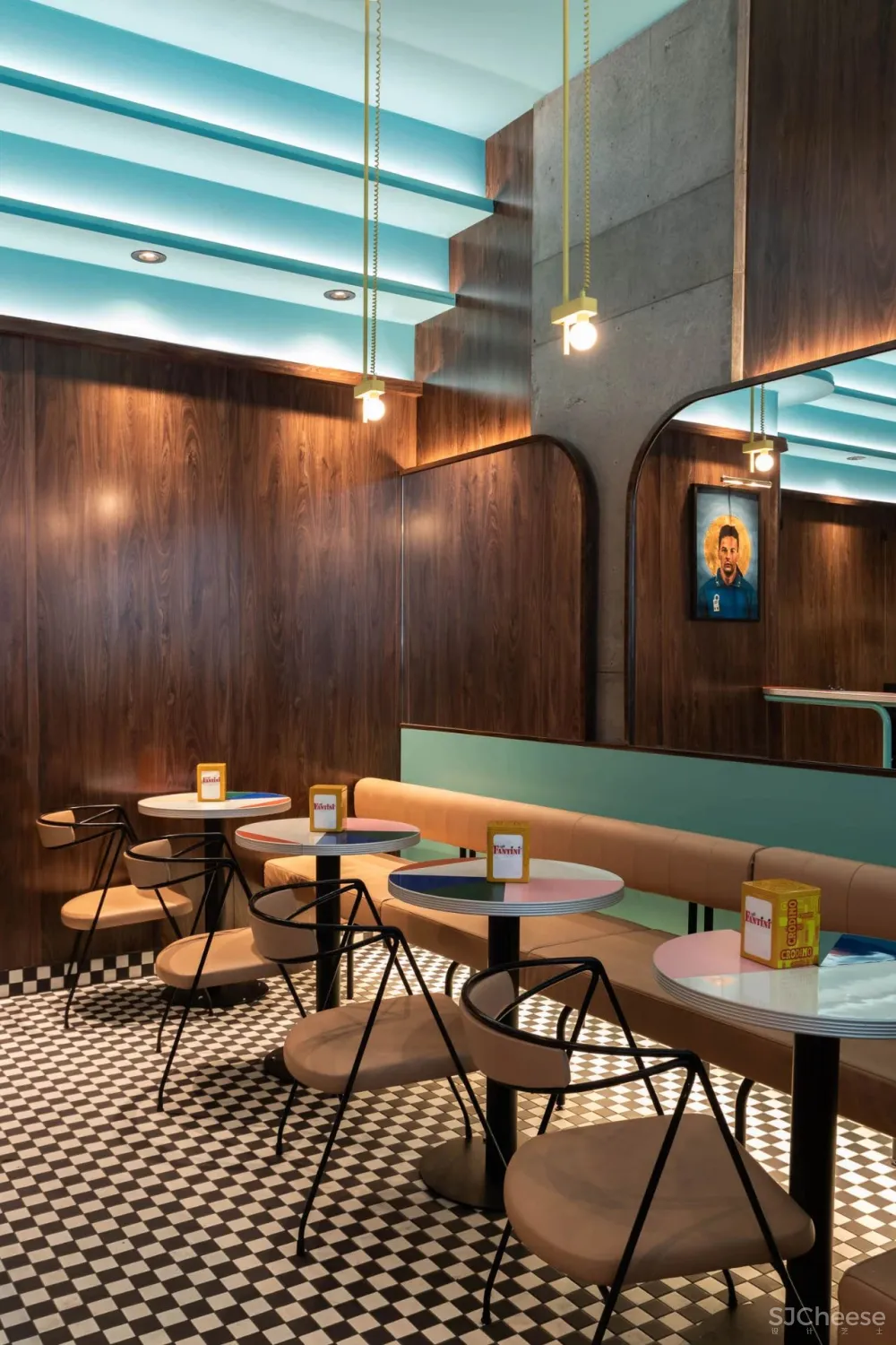 Caffettiera Caffé Bar in Montréal by Ménard Dworkind.