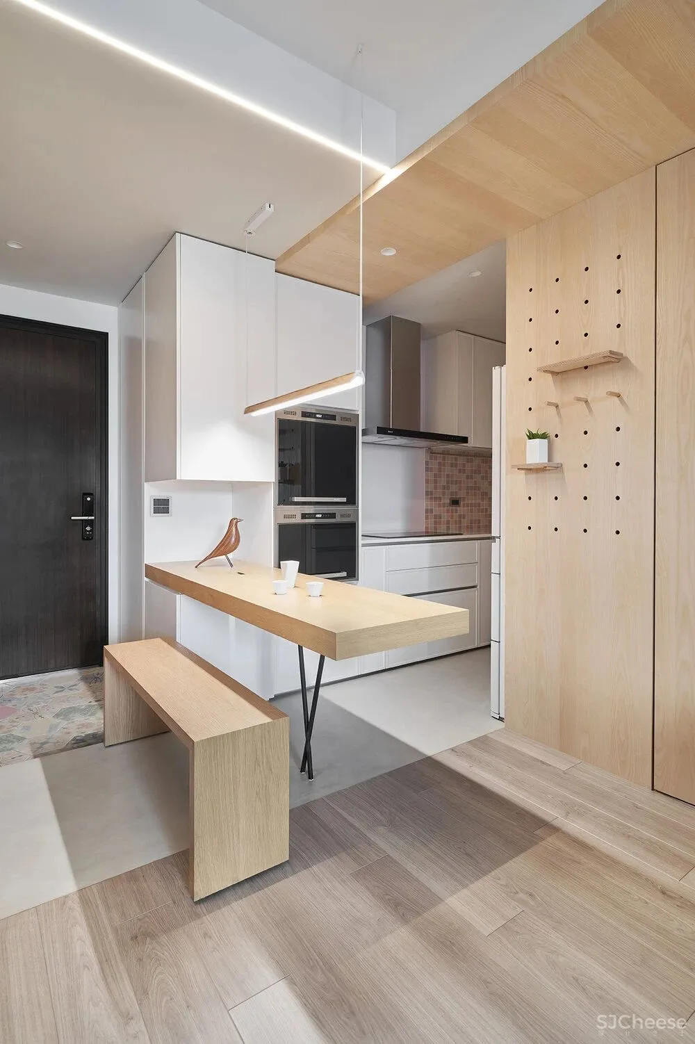 49㎡三口之家,这样设计超级显大!