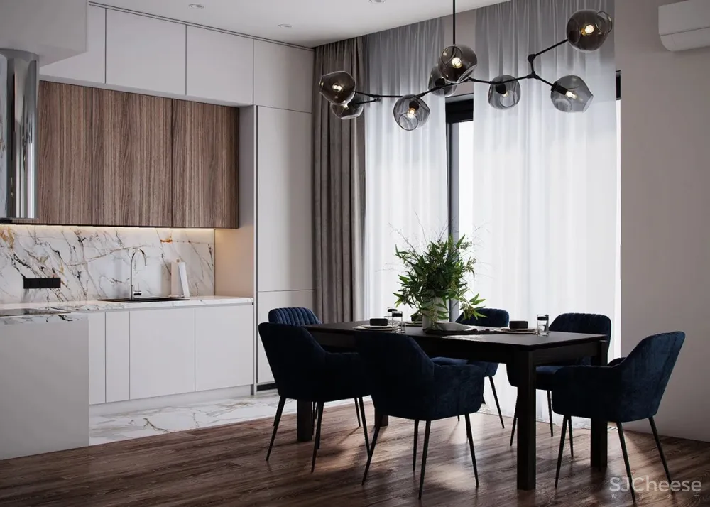 154㎡简致的轻奢质感!