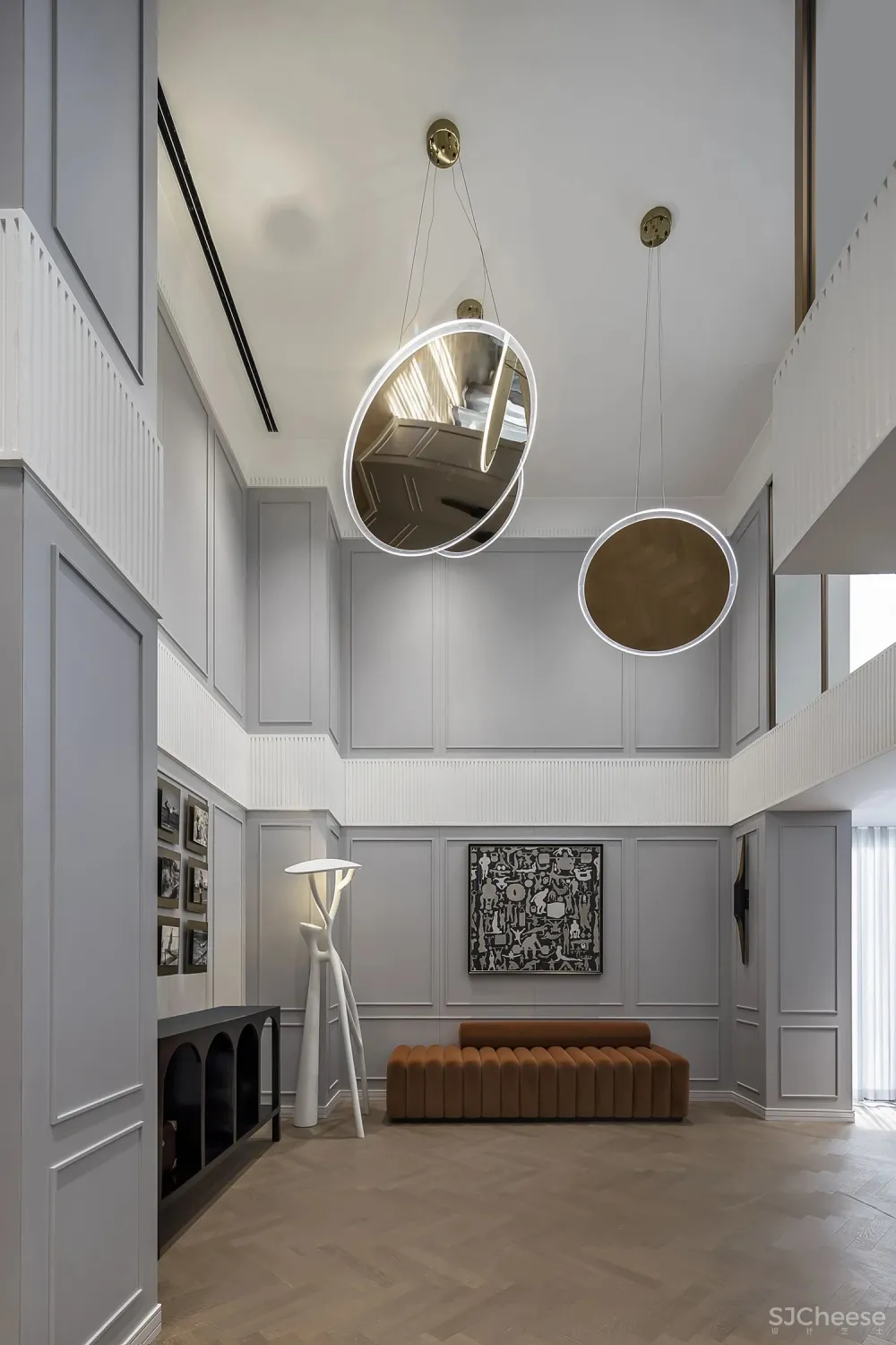 大朴-勿量：366㎡雾霭蓝法式美宅，直撩心底的静奢魅力！