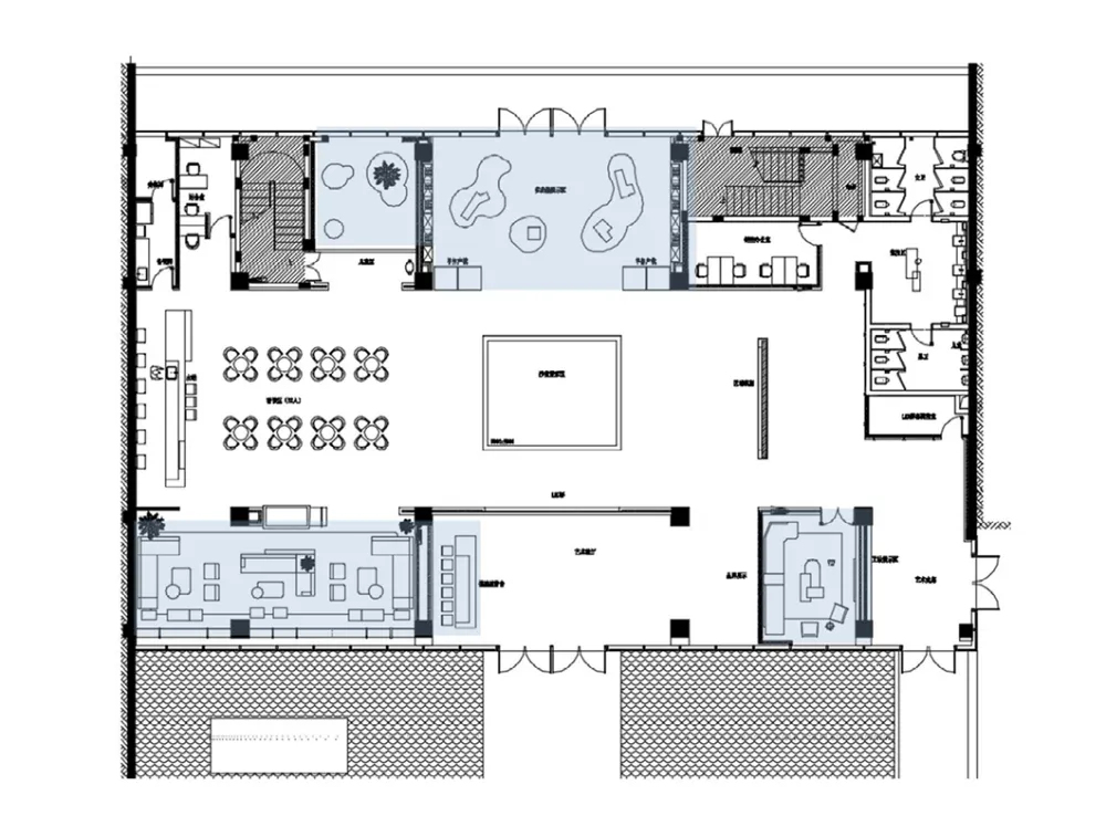 824㎡售楼处,光影与自然共生!