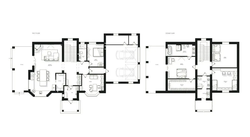 450㎡二层别墅,纯朴自然!