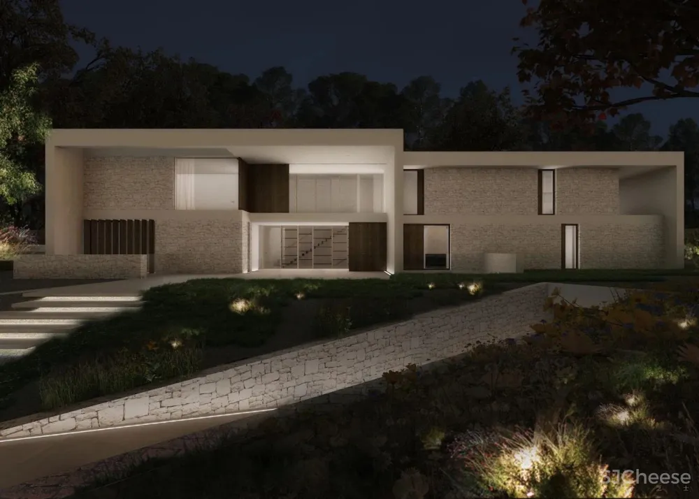 1157m²极简别墅，出繁入简，心境悠远