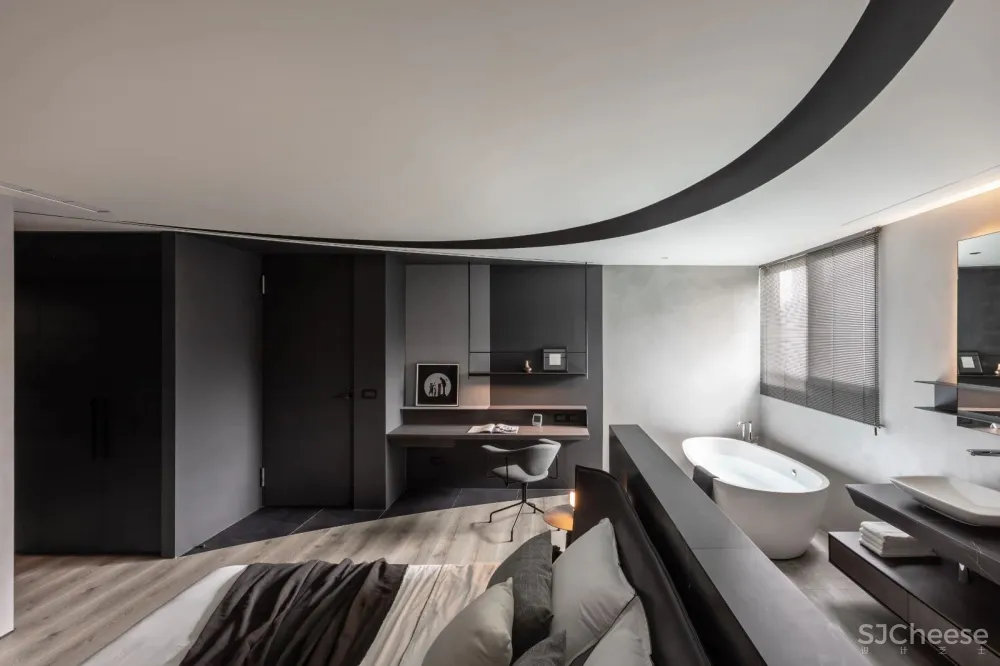 105㎡冷酷黑私宅,年轻人大胆追求前卫之家! 新澄设计