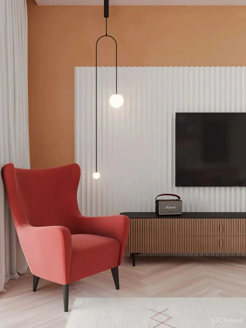 高明度色彩的碰撞,圆你一个时尚家居梦!