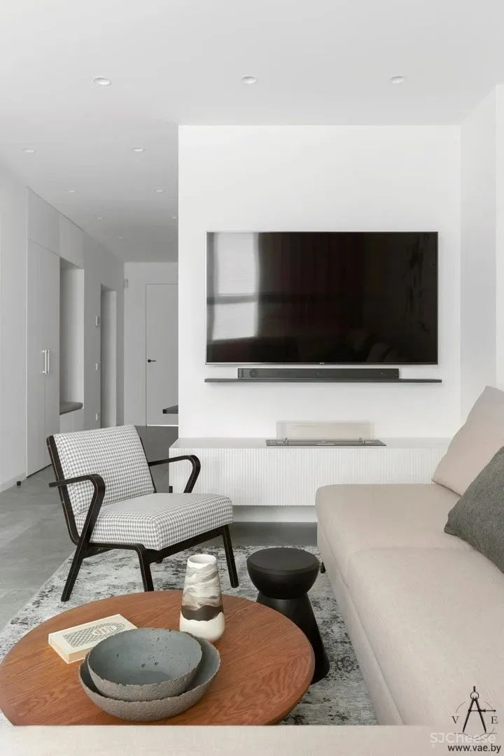 70㎡简约私宅,精简凝练!