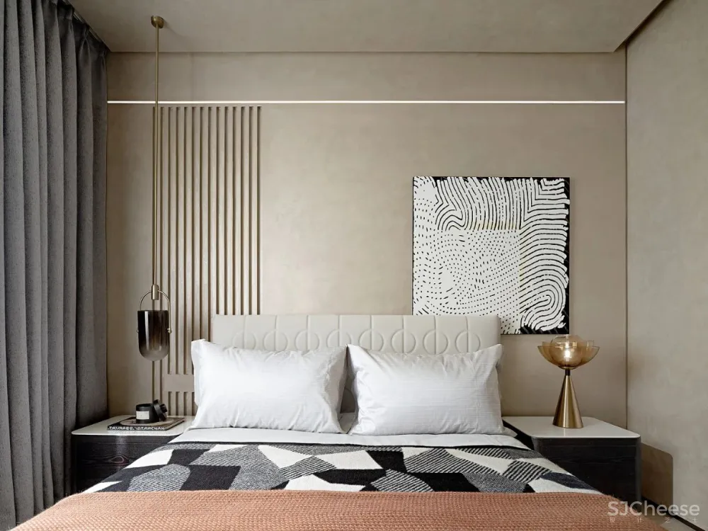 灰调奶咖的半山叠墅，远离喧嚣的质朴大宅！