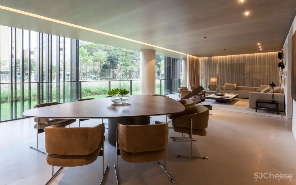 一梯两户的平层公寓楼样板房公开,自然奢华才有的高级感