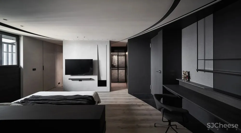 105㎡冷酷黑私宅,年轻人大胆追求前卫之家! 新澄设计