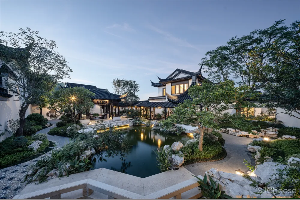 都说院子还是中国的美,这个项目再次示范中式院落如何复刻