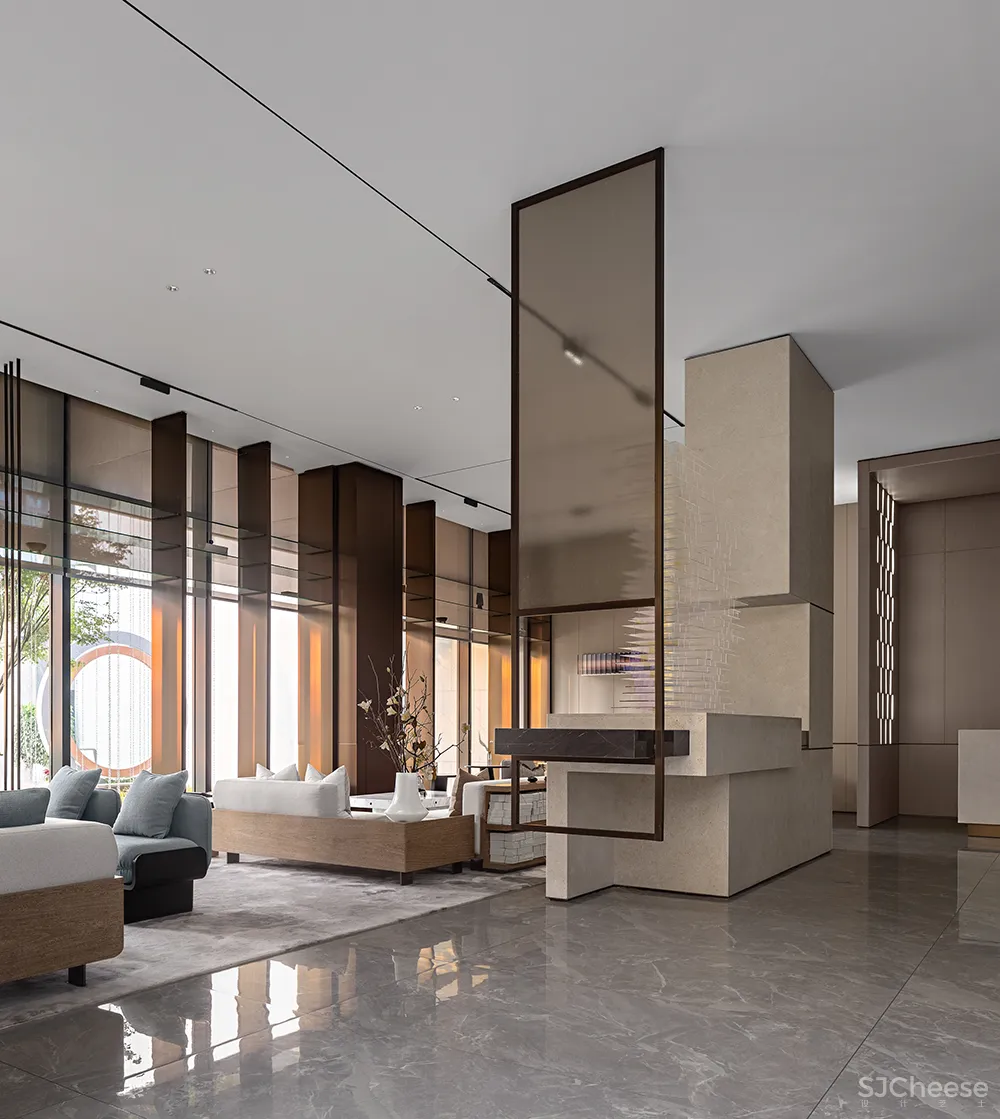 824㎡售楼处,光影与自然共生!