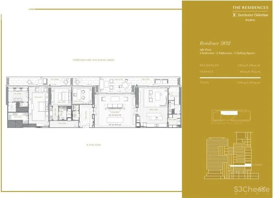 看看迪拜大平层,32层只有39套公寓,这配置是真奢华!