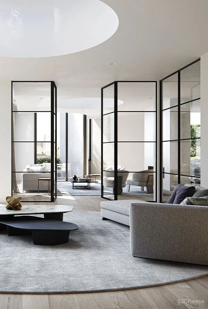 他做的公寓楼看起来像别墅,10套大平层户型还不一样,干净有格调的简约风太美了!