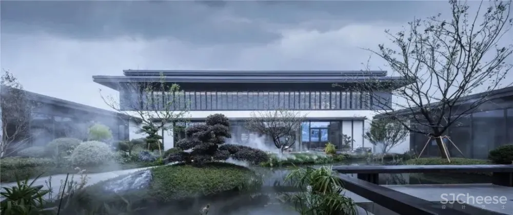 大气繁华的售楼处,以“乌镇蓝”带你梦回千年水乡 璞丽设计 Puli Design