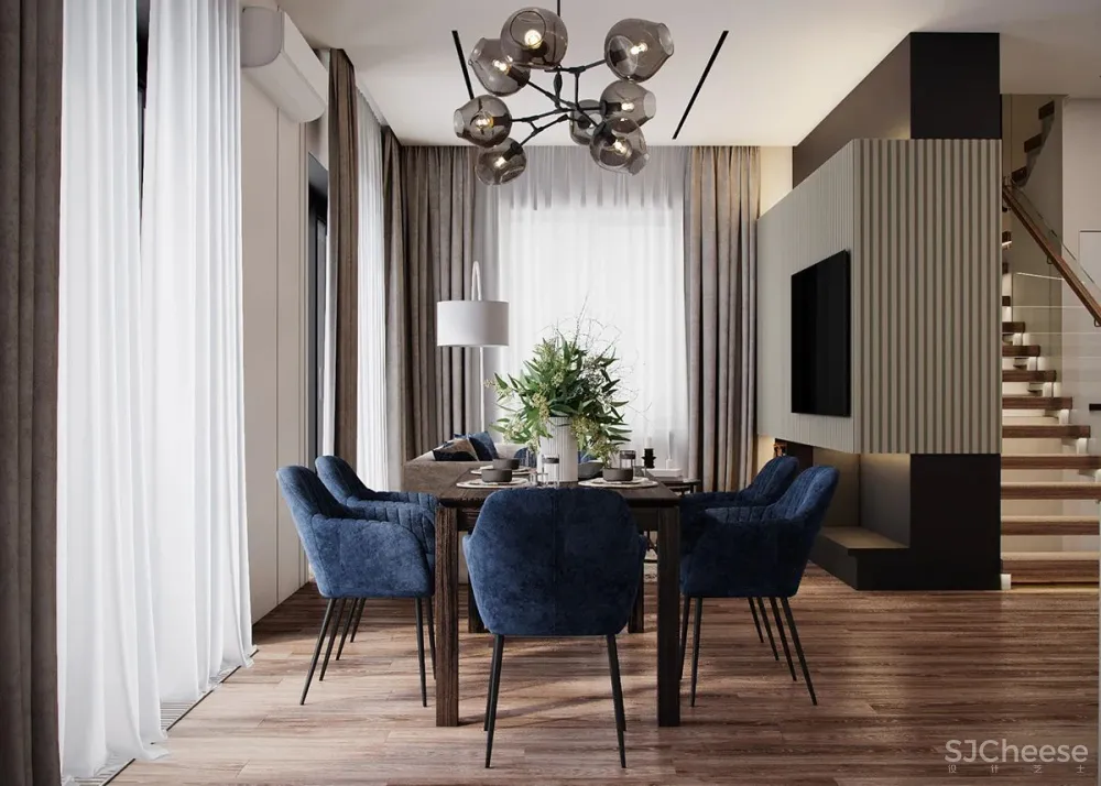 154㎡简致的轻奢质感!