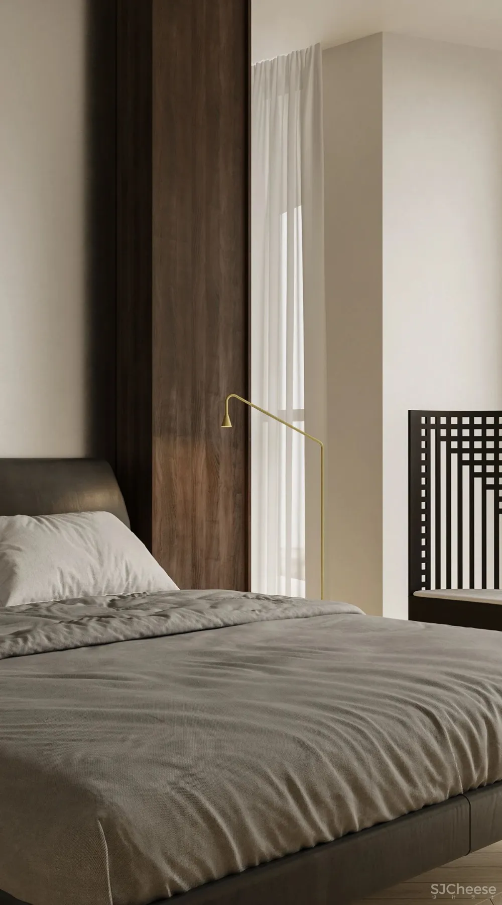 124㎡ 一室一厅,从客厅到卧室都很有格调