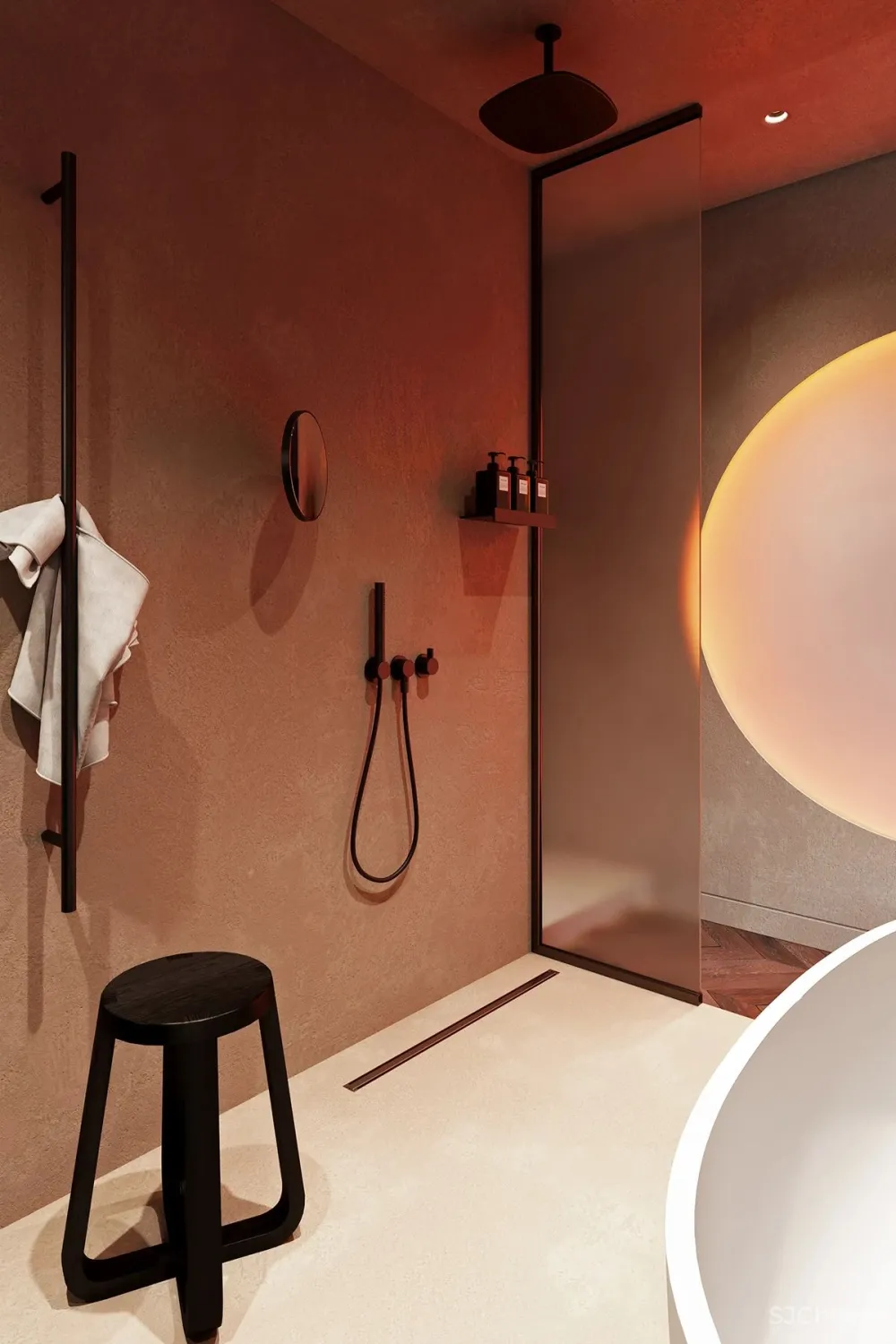 114㎡ 只做一室一厅，三开间的横厅太豪华了！