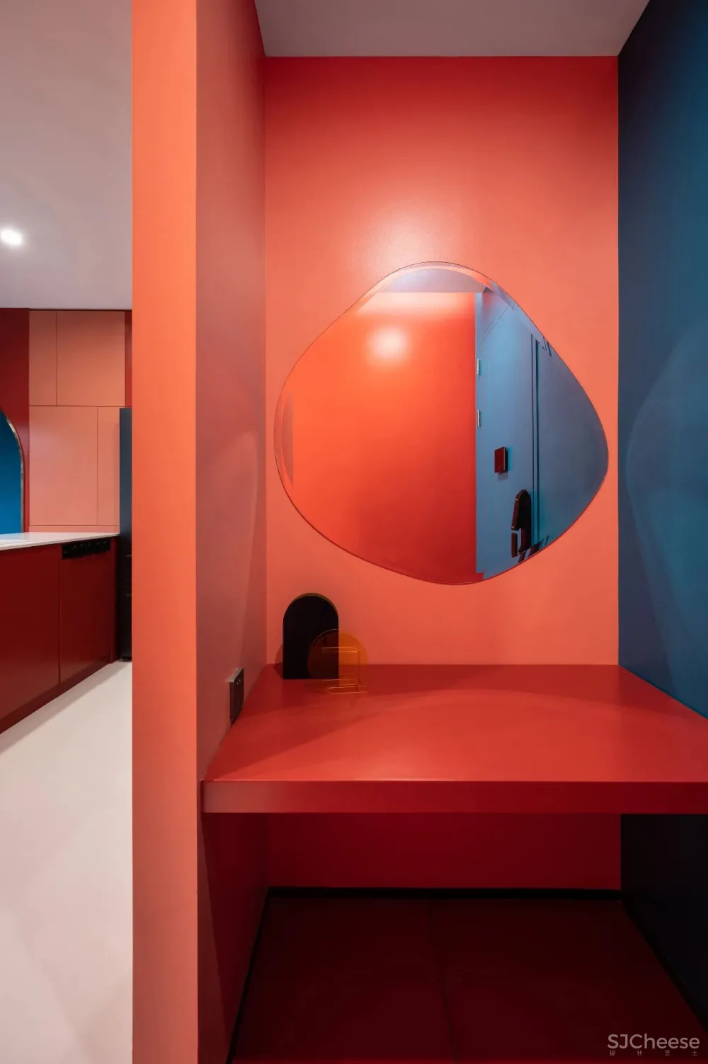 上海前滩女律师80㎡家!硬生生把“红配绿”,装成了你住不起的样子!