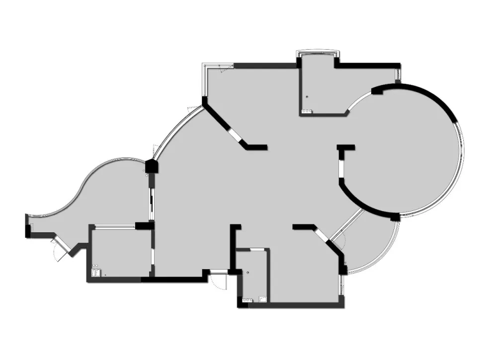留白与弧度，赋予空间满分张力 辰佑设计