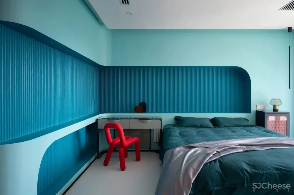 上海前滩女律师80㎡家!硬生生把“红配绿”,装成了你住不起的样子!