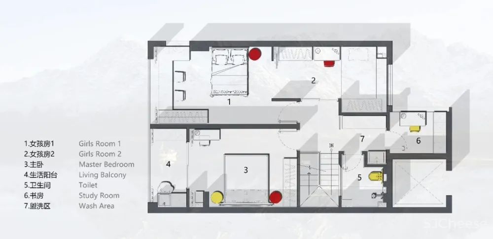 160㎡复式住宅，黑白灰 原木，打造素雅治愈的慢生活空间