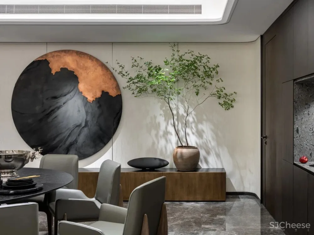 无间.吴滨-HWCD 上海豪宅新地标「瑞安.翠湖天地」大平层效果图和实景照片