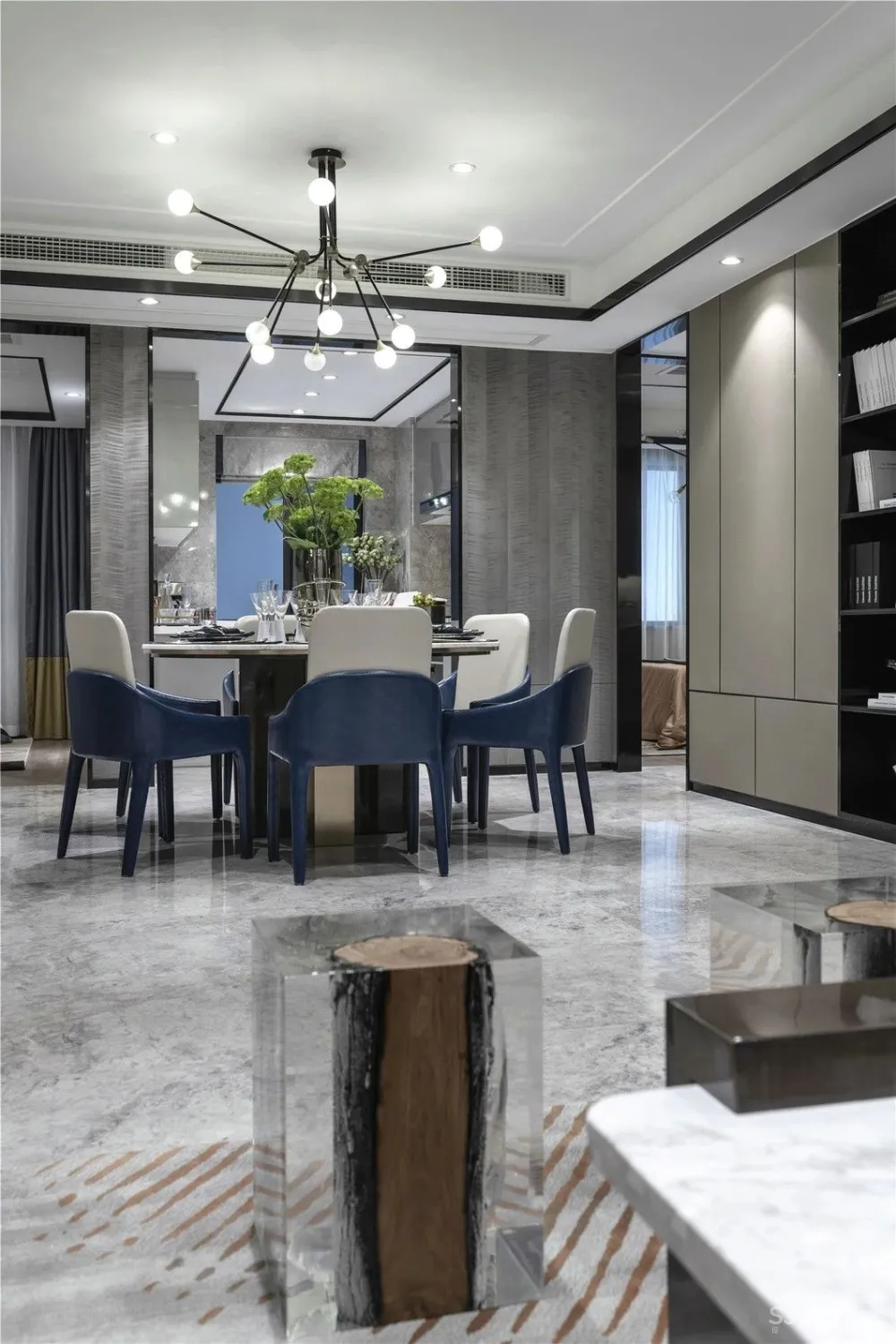 孙文设计事务所丨灰蓝配,才高级!