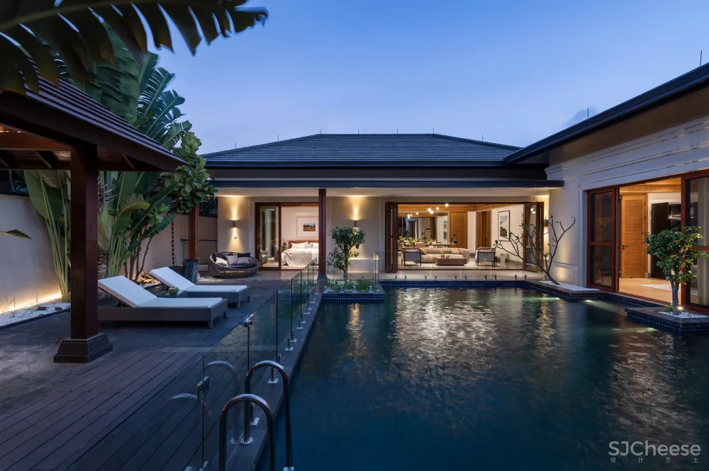 700㎡度假私宅,满满三亚阳光收进家