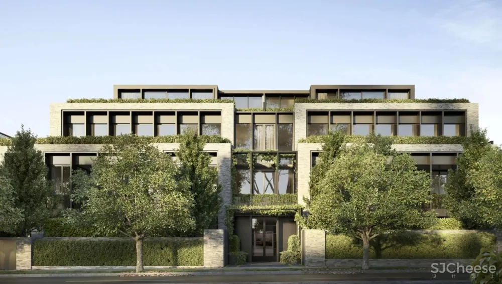 他做的公寓楼看起来像别墅,10套大平层户型还不一样,干净有格调的简约风太美了!