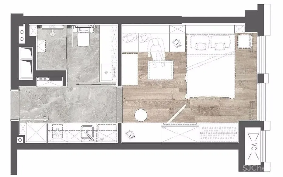一个高品质的多功能美学空间