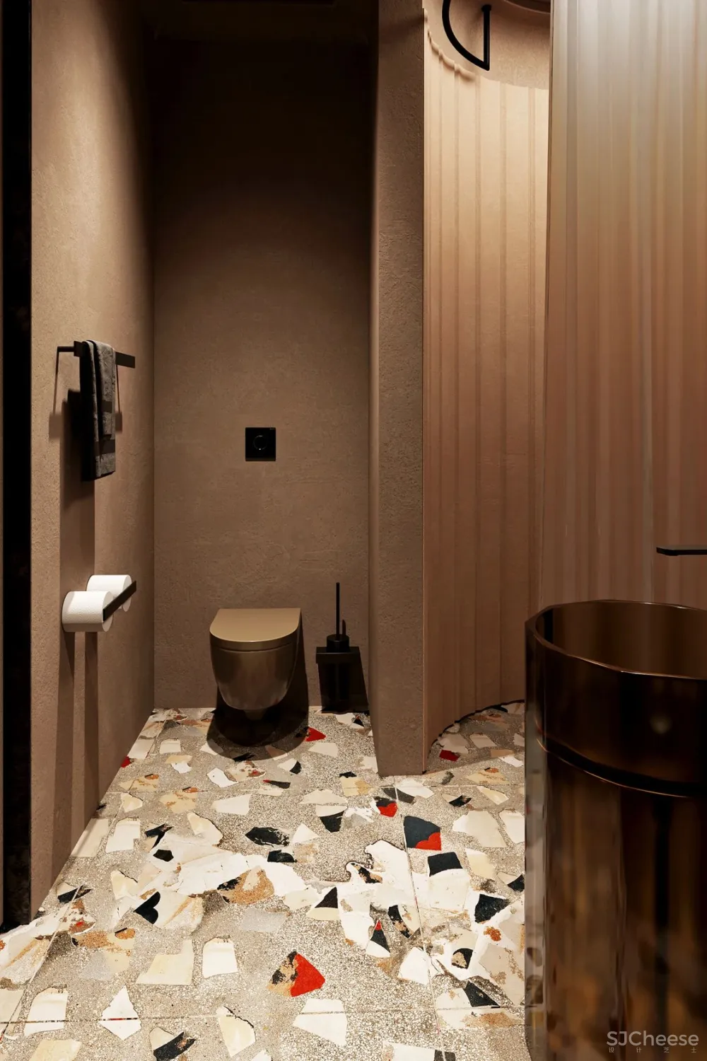 114㎡ 只做一室一厅，三开间的横厅太豪华了！