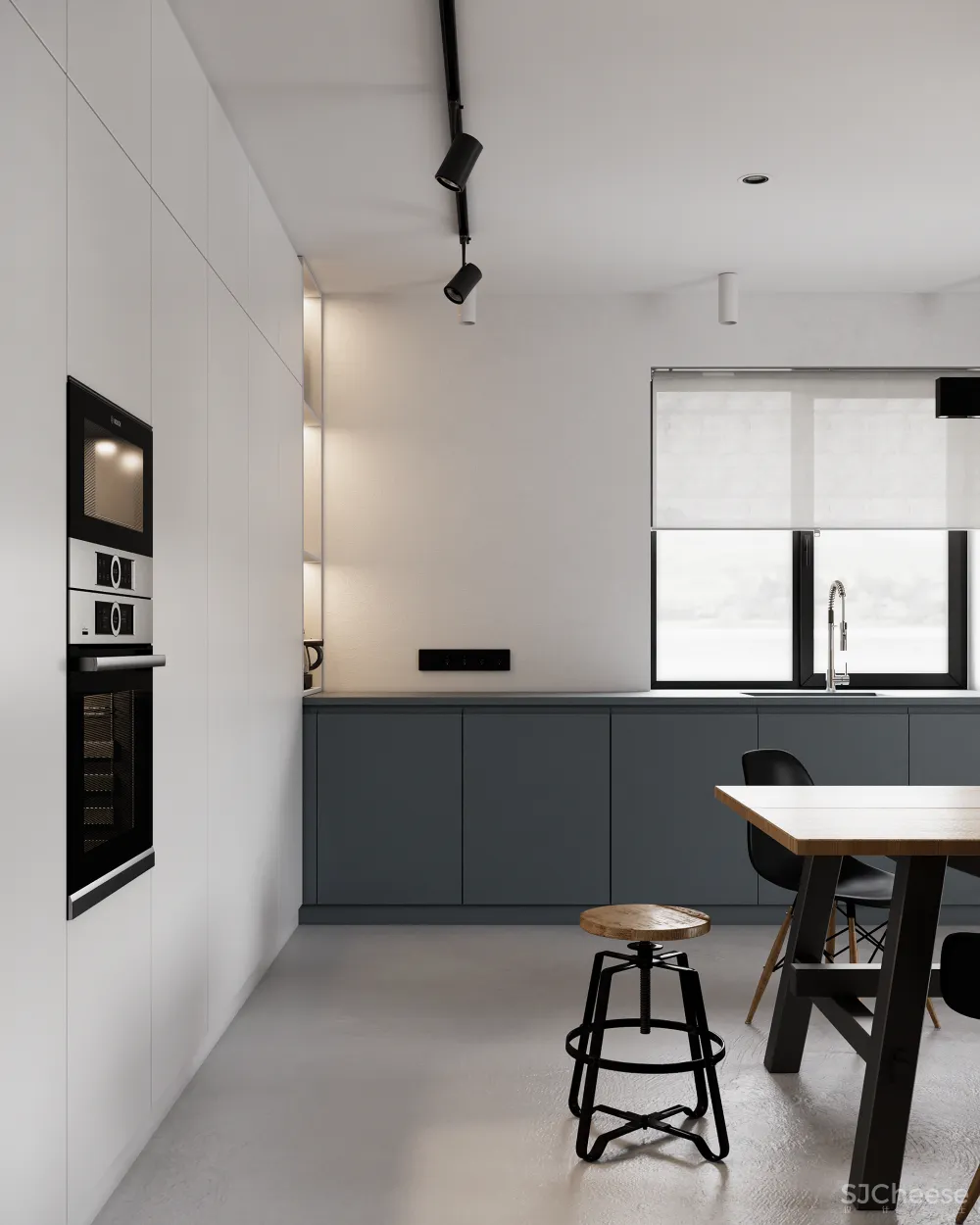 极简白四口之家，这样的复式住宅太惬意了！