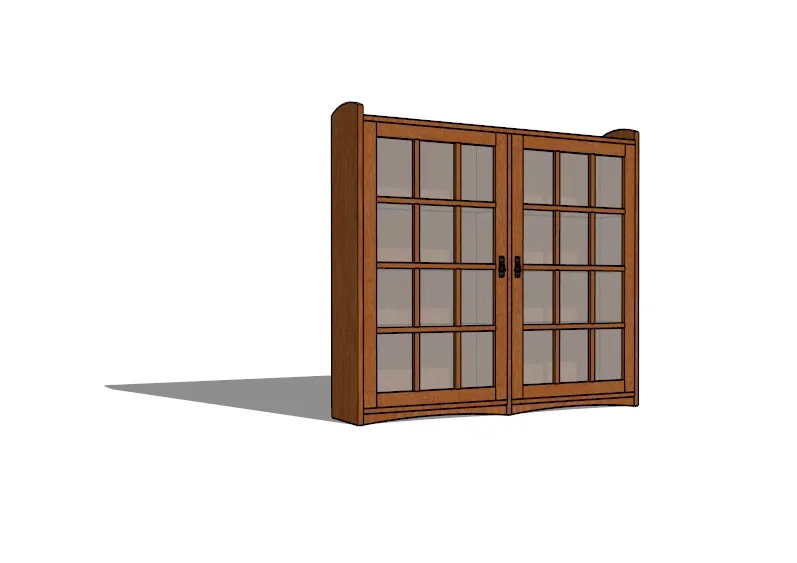 书柜SU草图大师模型合集sketchup-45款常用书柜-SKP格式-45.7M