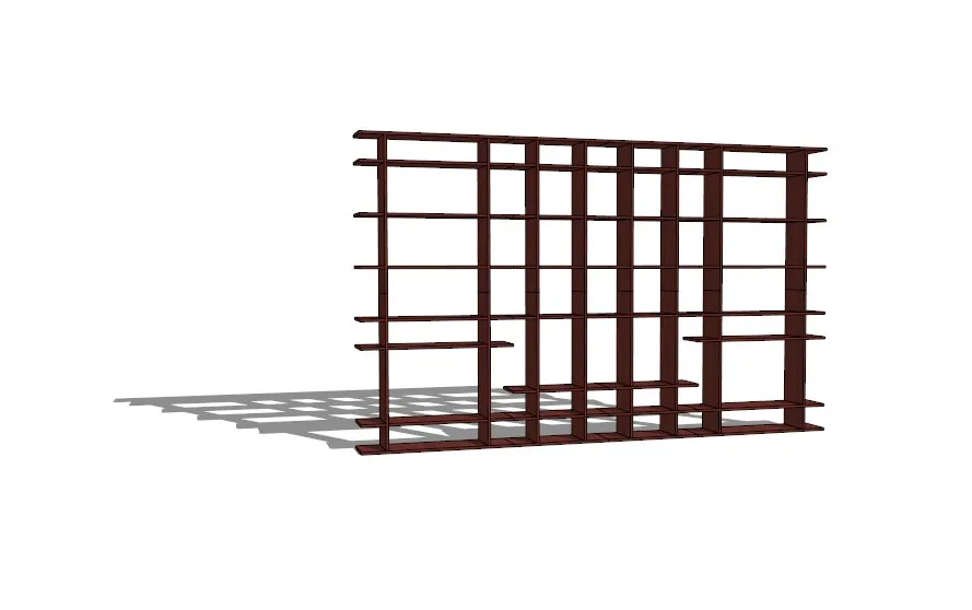 书柜SU草图大师模型合集sketchup-45款常用书柜-SKP格式-45.7M