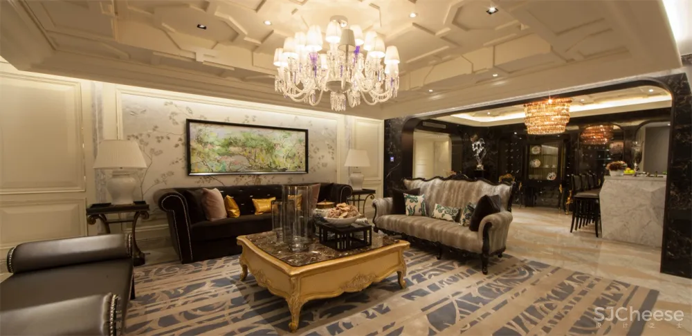 邱德光-上海黄浦滩名苑600户型样板间丨全套CAD施工图+造价清单+官方摄影丨110M