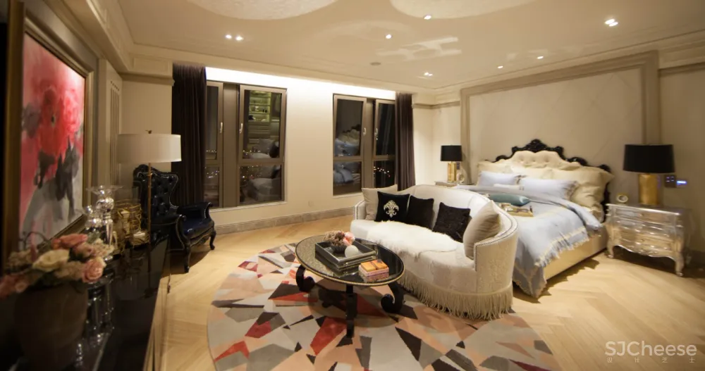 邱德光-上海黄浦滩名苑600户型样板间丨全套CAD施工图+造价清单+官方摄影丨110M