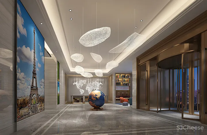 法式风情的凯里亚德酒店设计分享