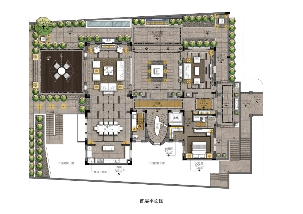 【名师方案】东莞中信御园别墅样板房八套方案丨梁志天+梁景华+史南桥+谭精忠+徐敏聪+李益中+于强+景龙制造丨JPG+PDF丨435M